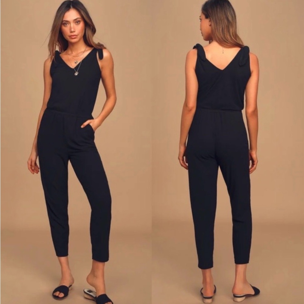 LULUS Belmore Ribbed Sleeveless‎ Jumpsuit